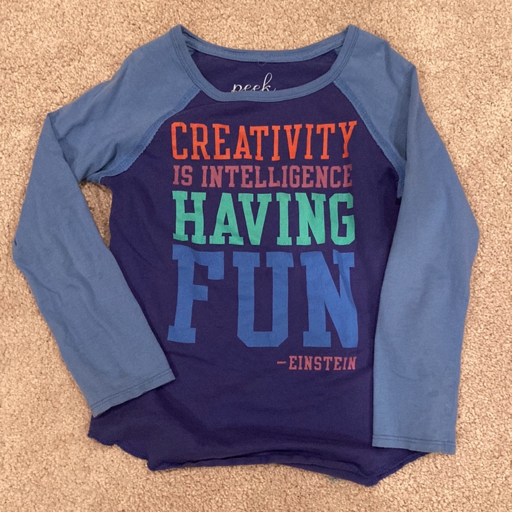 Peek Einstein shirt size M 6/7 GUC